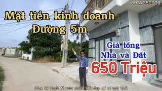 Tập 73🍀🔑Siêu Rẻ nhà Mặt Tiền kinh doanh đường 5m chỉ 650 triệu Nhà Đẹp Trang Hải