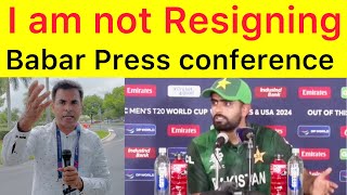 Babar Azam Press conference after knocked out from ICC T20 World Cup 2022
