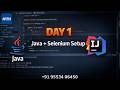 Java Selenium Setup Guide 2026 | Install JDK, IntelliJ & Create Your First Project | Day 1