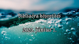 Bibliaóra 2023. június 1. – Pesthidegkúti Református Gyülekezet