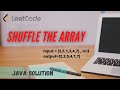Shuffle the array | Leetcode question 1470 | DSA for placement