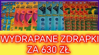 WYGRANE zdrapki lotto 630 złotych Rywalizacja Zdrapkowa