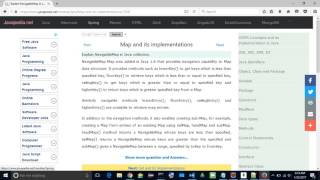 Explain NavigableMap in Java collection. | javapedia.net