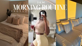 Productive & Real Summer MORNING ROUTINE (getting my life together) | vlog style