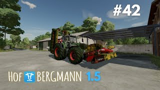 Hof Bergmann 1.5 / Grünschnitt mit dem Fendt / Let´sPlay #42 /#ls22  #farming  #hofbergmann