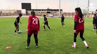 LAO WOMEN NATIONAL FOOTBALL TEAM ( Training, TAIF, SAUDI ARABIA )