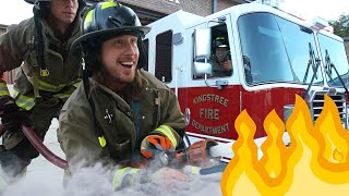 Handyman Hal works at Fire Station | Explore Fire Truck for Kids