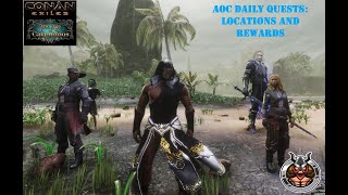 Conan Exiles: Age of Calamitous mod Daily Questgiver Locations and Rewards