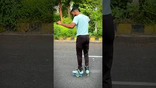 Learn skating- 1 wheel 🛞#skating#skates #skate#roadskating #rollerblading#rollerskating #viralshort