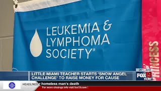 Little Miami teacher starts 'Snow Angel Challenge' to raise money for cause