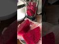 How to make dragon fruit juice for kids (sh-01) #friuts #dragonfruit