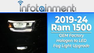 2019-2024 Ram 1500 - Factory OEM LED Fog Light Upgrade - Easy DIY Plug & Play Installation Guide