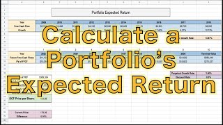 How to Calculate your Portfolio's Expected Return! (Step by Step)