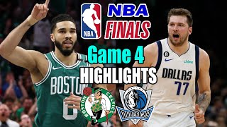 Boston Celtics vs Dallas Mavericks NBA Finals Game 4 Full Highlights (06/14/24) | Luka Doncic Flash