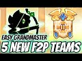 5 NEW F2P TEAMS! ⚠️ Kingdom Arena in Cookie Run Kingdom