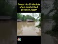 Floods hits 20 districts, affect nearly 2 lk people in Assam. Visuals from Kampur, Nagaon District