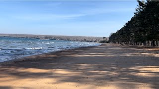 BEAUTIFUL LAKE SUPERIOR A RETIRED DAM AND A HUGE WOLF!😉