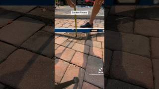 Sunken Paver Patio #diy #bluecollar #construction #pavers #repair #install #howto #stepbystep #viral