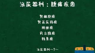 泌尿器科の腫瘍疾患〜泌尿器科07〜