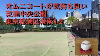 キャッチボール可能　芝浦中央公園　東京都港区港南1-2