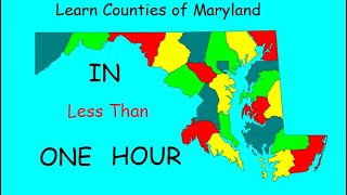 Learn Counties of Maryland in 30 Minutes