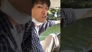 全力でボートを漕ぐ彼氏 #井の頭公園 #吉祥寺 #カップル #カップルvlog #デート