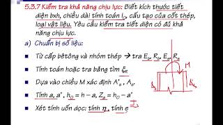 BTCT1   C537   Kiểm tra khả năng chịu lực cột nén lệch tâm