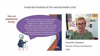 ASMS Conference 2021 - Inside the frontline of the mental health crisis