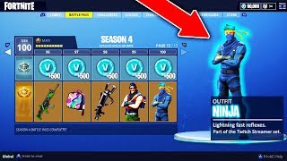 fortnite season 4 tier 100 - fortnite all season 4 skins