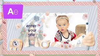 Baby Slideshow After Effects Project