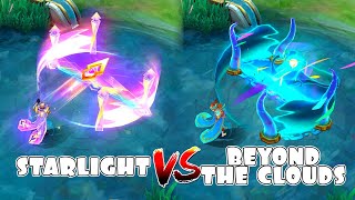 Xavier Starlight VS Beyond the Clouds Skin Comparison