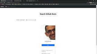 Github finder for hackathon