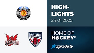 24.01.2025 - Highlights - Herforder Ice Dragons vs. Hannover Indians