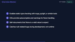 Python Optional Type Hint Explained in 90 Seconds