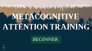 Beginner [6] - Attention Training Technique (ATT) - Metacognitive Therapy (MCT).