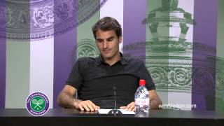 Roger Federer Second Round Press Conference