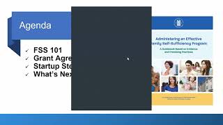 FSS FY23 New Grantee Orientation, June 18, 2024