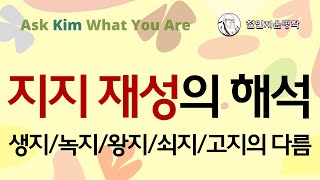 지지 재성의 해석 : 생지/녹지/왕지/쇠지/고지의 다름