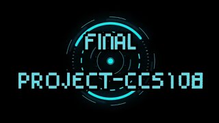 Final Project | CCS108