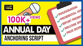 Annual Day Anchoring Script in English with 8 Relevant Topics