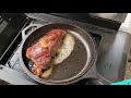 how to make pan seared butter basted steak 【如何將一塊便宜的牛排煎得像餐廳一般 簡易煎牛排】