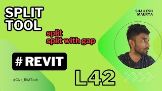Revit Tutorial Lecture 42 | Split Tool & Split with Gap Explained | Revit 2022