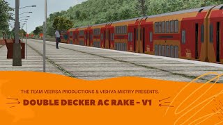 TVP \u0026 VISHVA MISTRY PRESENTS. DOUBLE DECKER AC RAKE - V1. FOR MSTS / OR PC GAME.