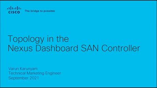 NDFC SAN: Topology