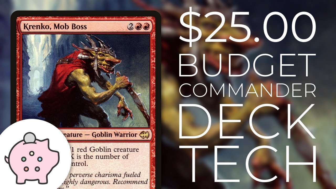 Krenko, Mob Boss | EDH Budget Deck Tech $25 | Tribal | Magic The ...