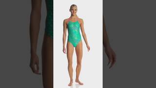 Sporti Mermaid Fancy Foil Micro Back One Piece Swimsuit (26-40) | SwimOutlet.com