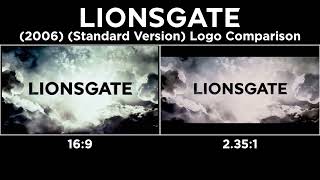 Lionsgate (2006) (Standard Version) Logo Comparison