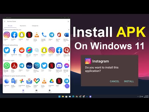 How To Install APK Files On Windows 11 PC (Sideload Android Apps On PC ...