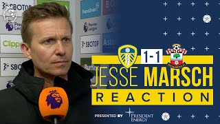 Jesse Marsch reaction | Leeds United 1-1 Southampton | Premier League