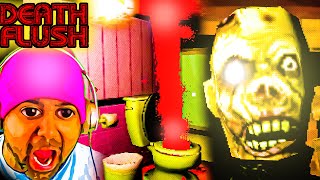 IF YOU SEE THIS GUY IN YOUR BATHROOM, RUN!!! | Death Flush [Indie Horror Games]